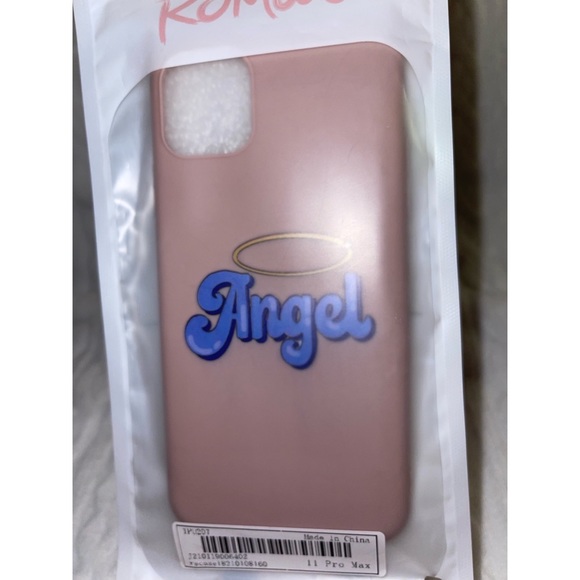 Pink Angel Graphic iPhone 11 Pro Max Case 💜 - Picture 16 of 17